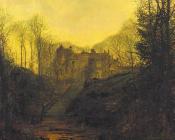 A Manor House in Autumn - 约翰·阿特金森·格里姆肖